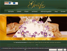 Tablet Screenshot of kaffeehausgraefe.de
